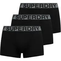 Superdry Boxershorts grijs / zwart