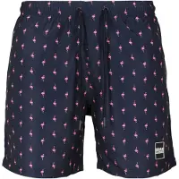Urban Classics Zwemshorts nachtblauw / lichtroze