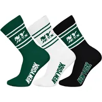 NFL Sokken ' NFL New York Jets Crew ' groen / zwart / wit
