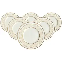 Villeroy & Boch Brotteller Ivoire ø 18 cm Set van 6