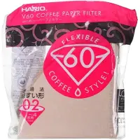 Hario V60 Filterpapier - 02 Size - 100 stuks - Bruin
