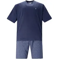 Hajo Pyjama kort navy