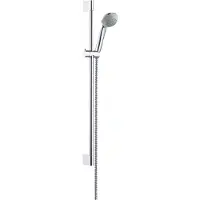 Hansgrohe Crometta 85 - Set douchekop, douchestang en doucheslang, Groen 6 l/min, chroom 27652000