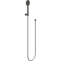 Ivy Aia Algemeen Handdoucheset, slang 150cm, wandhouder en satin spray handdouche Geborsteld metal black PVD