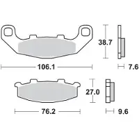 Moto-Master Kawasaki/suzuki 410104 Remblokken
