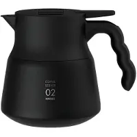 Hario Geïsoleerde Server V60-02 Plus roestvrij staal 600 ml zwart