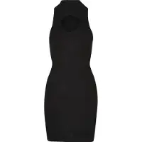 Urban Classics Gebreide jurk zwart