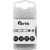 Magni Pozidriv PZ2 Bits 1/4" 50mm - 10 Stuks