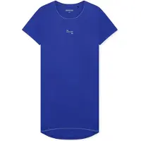 Schiesser Nachthemd 'Casual Essentials' royal blue/koningsblauw / wit