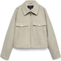 Vero Moda Tussenjas 'VMFORTUNEFREJ' beige gemêleerd