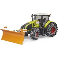 BRUDER Claas Axion 950 met sneeuwkettingen + sneeuwschuif (1:16)