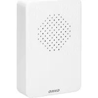 ORNO Bel + deurintercom, ORNO Lark Maxi AC deurbel bedraad AAN TONEN 230V (Wit) (Bedraad)