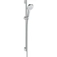 Hansgrohe Croma Select E doucheset waterbesparend met 3 standen handdouche en glijstang 90cm chroom