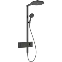 Hansgrohe Raindance Alive S - Doucheset met thermostaat, diameter 30 cm, 3 stralen, geborsteld zwart chroom 24595340