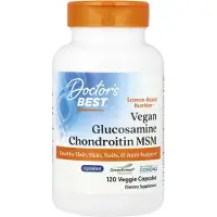 Doctors Best - Veganistische Glucosamine, Chondroïtine &amp; MSM - 120 capsules