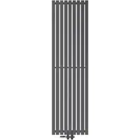 LuxeBath Badkamerradiator middenaansluiting 480x1800 mm antraciet met onderaansluitset