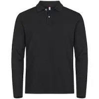 Clique Stretch Premium Polo L/s | Maat: XXL