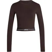 Adidas Functioneel shirt 'Hyperglam' bruin / wit
