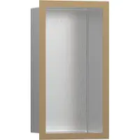 Hansgrohe Wandniche XTRASTORIS Individual E, geborsteld brons, 300x150x100mm, designframe.Afmetingen: 300 x 150 x 100 mm. Designframe, geborsteld brons