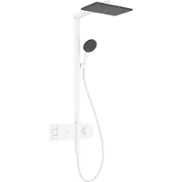 Hansgrohe Raindance Alive Q Showerpipe regendoucheset 210/340 2jets, Ecosmart met Showerselect Comfort Mat wit