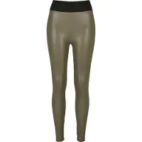 Urban Classics Leggings olijfgroen / zwart