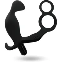 Addicted toys | Butt Plug With Cock Ring And Ball-strap - Black