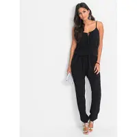 Bonprix Jumpsuit van gestructureerde viscose 46