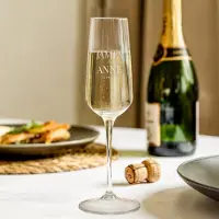 Yoursurprise Champagneglas graveren - Kristalglas - 4 stuks