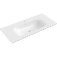 Mexen Vela ingebouwde wastafel 101 x 46,5 cm, wit glanzend - 25231000