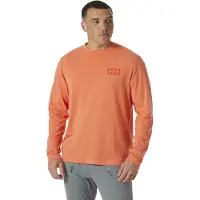 Helly Hansen Skog Graphic Tee T-shirt Met Lange Mouwen Oranje M Man