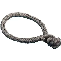 Cousin Hmpe Textile Shackle Zilver 12 mm