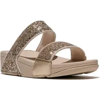 FitFlop Lulu multi-tonal glitter slides