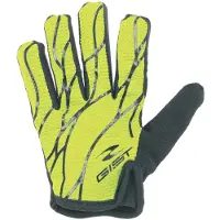 Gist Long Gloves Geel,Zwart 8-10 Years