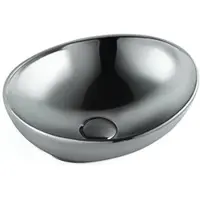 Mexen Elza opbouwwastafel 40 x 33 cm, zilver - 21014087