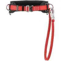 Lalizas Fireman Belt With Restraint Lanyard Rood