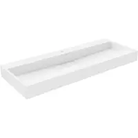 Mexen Ava wastafel op blad van conglomeraten 1/O 120 x 46 cm, wit - 23011201