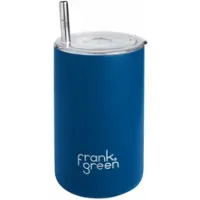 Frank Green Drinkbeker Iced Coffee Cup Deep Ocean 425 ml