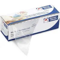 Thermohauser wegwerpspuitzakken (kunststof PE), Maximum Grip, transparant, 100 stuks, 30,0 x 16,0 x 0,0075 cm