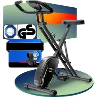 SCH Hometrainer Fiets - Hometrainers Fitness - Hometrainer - Zwart - 86cm x 44cm x 117cm