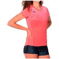 42k Running Motion T-shirt Met Korte Mouwen Oranje S Vrouw