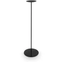 Vtwonen Kaarsenhouders - Decoratie - Kandelaar van Metaal - Zwart - 70cm