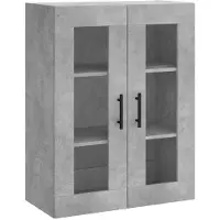 vidaXL Bovenkast 69,5x34x90 cm betongrijs