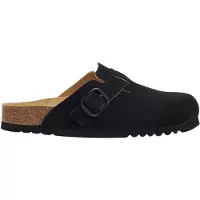 Scholl Klomp Women Fae Suede Sp Black-Schoenmaat 35