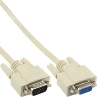 S-Impuls VGA monitor verlengkabel - CCS aders / beige - 3 meter