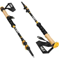 NILS TK8605 - Trekkingstokken - Aluminium 7075 - Ergonomische Handgreep - Telescoopregulatie
