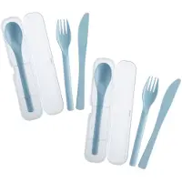 Westmark 2 besteksets, elk 3-delig, blauw - 535322EB