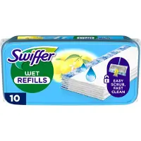 Swiffer WET Fresh Vloerdoekjes 10 Stuks Wit wit Polyester Vloerwisser