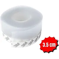 FLOKOO Tochtstrip 3,5 cm x 5 meter Transparant