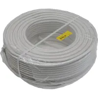 Benson Stroomkabel - Rond - 3 x 1.5 mm - 100 meter - Wit