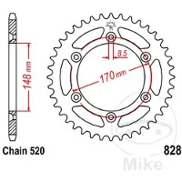 Jt Tandwiel achter R828,47